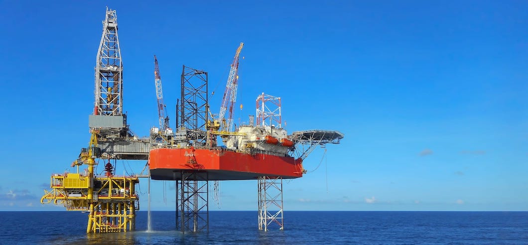 Picture of a jackup offshore